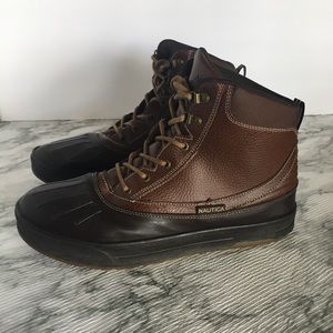 NAUTICA Bedford All-Weather men’s brown boots